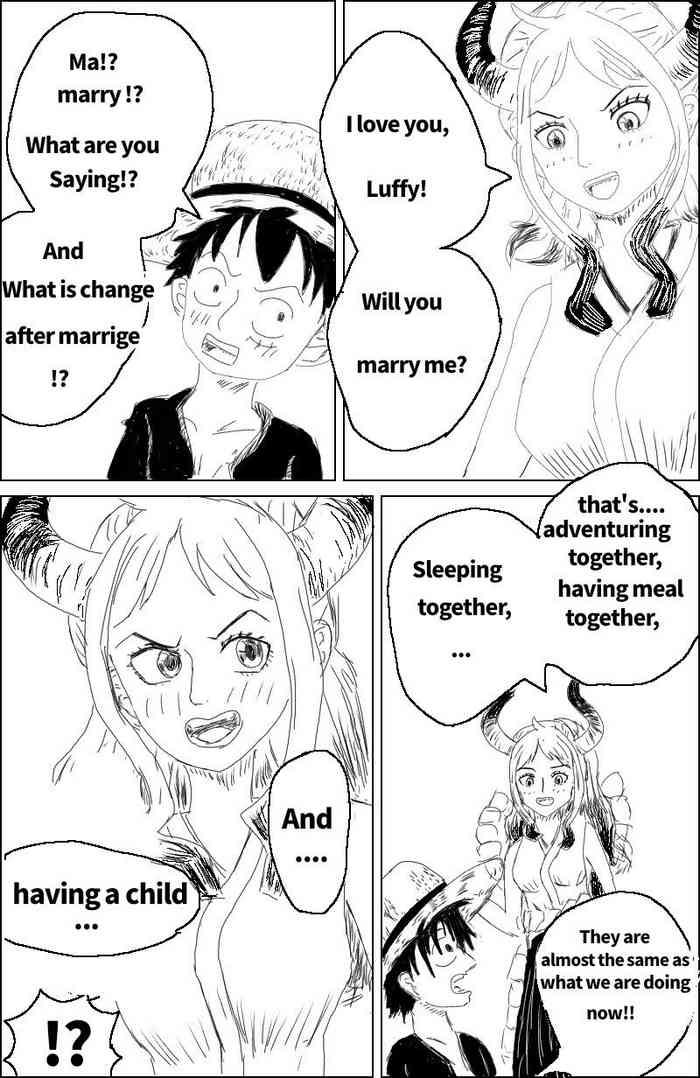 Cum On Face Luffy×Yamato- One piece hentai Rimjob 1143 luffy yamato cover